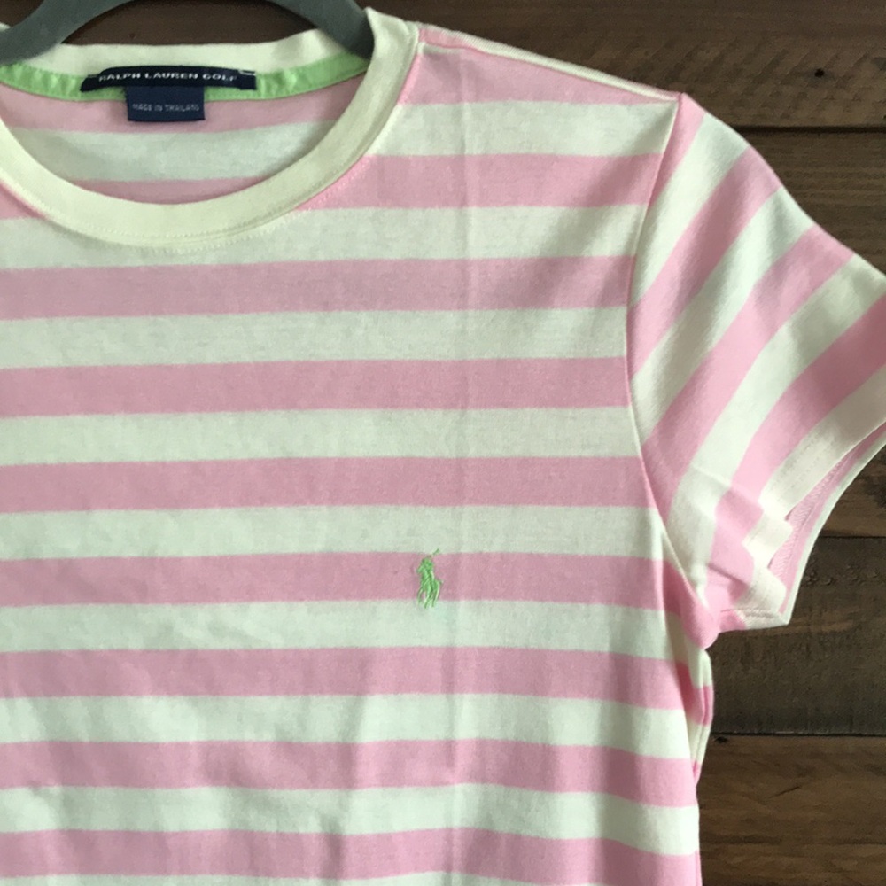 Ralph Lauren Golf  Women’s Striped T-Shirt - Picture 7 of 8
